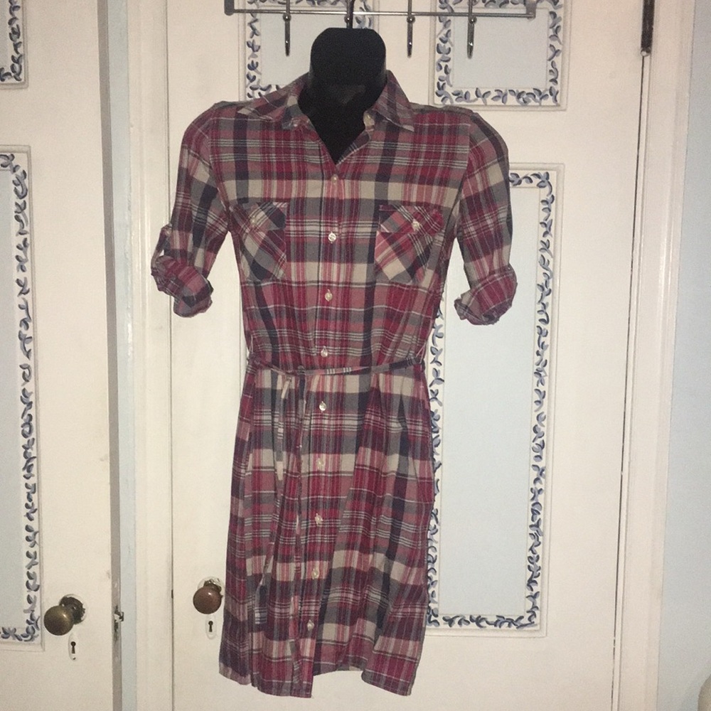 Classic plaid shirtdress from Old Navy